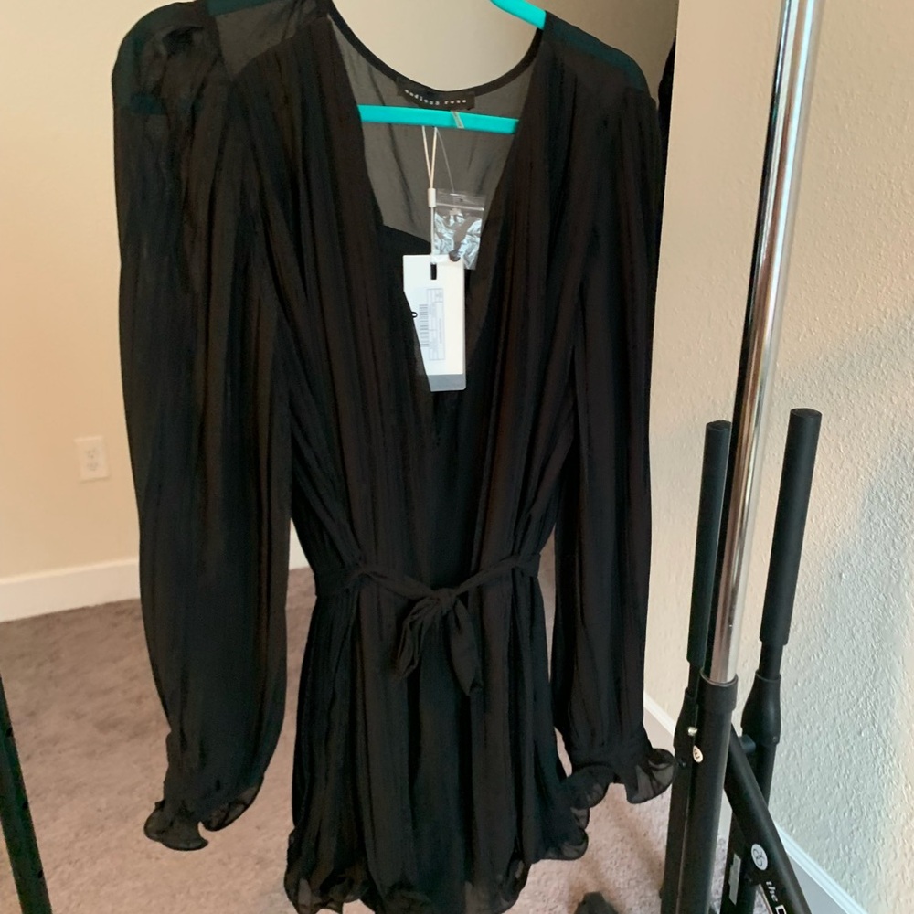 Endless Rose romper in black